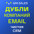 BI-отчет: Дубли компаний по email в CRM